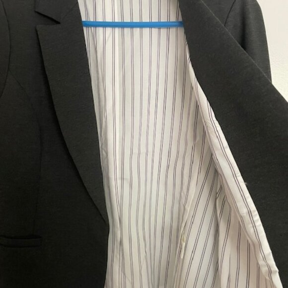 Skies Are Blue Dark Gray Blazer - Picture 2 of 7